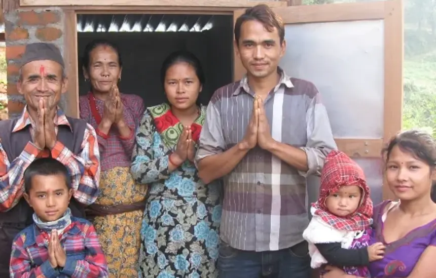 Donation to Flood victims in Sindhupalchowk